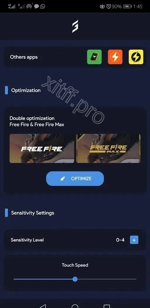 Screenshot of Xit FF Headshot Customization Tool